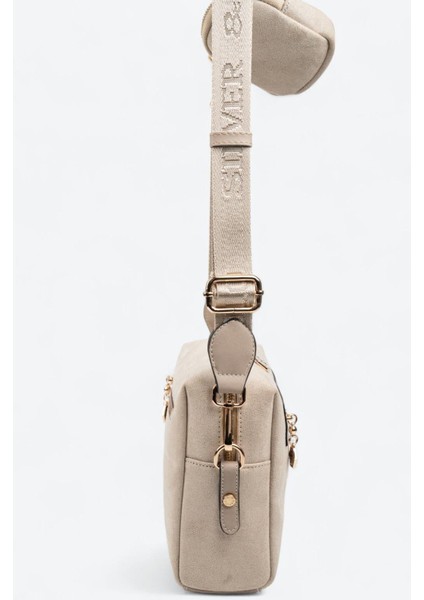 SP1038 Kadın Çapraz Çanta Bej-Kum modelleri