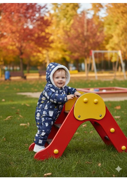 Laura Baby Sevimli Desenli Erkek Bebek Çocuk Astronot (Kozmonot) Tulum