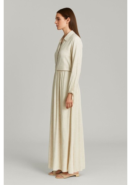 Önü Düğmeli Yan Bağlamalı Bolerolu Elbise Ikili Takım fiyatları