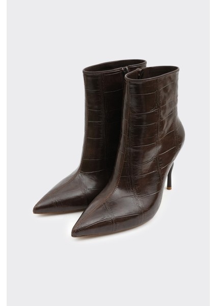 Ince Topuklu Fermuarlı Kadın Bot fiyatları