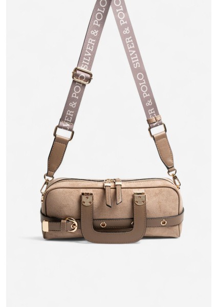 SP1258 Kadın El Çantası Süet Vizon fırsatları