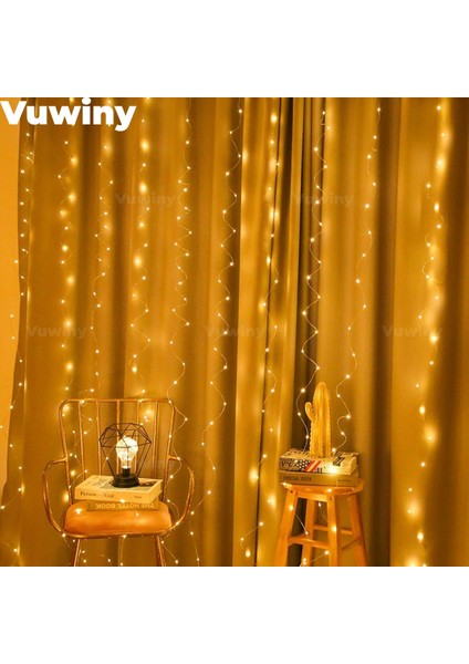 USB Kumandalı Perde Asma Aparatlı Dekoratif 8 Modlu Günışığı Peri LED (3x2 Metre) fiyatları