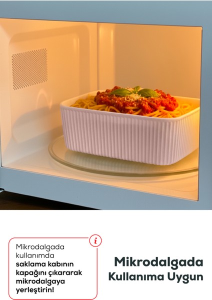 12'li Dikdörtgen Saklama Kabı Seti Pembe | 2.5l 1.5l 0.80L 0.45L | Mikrodalga ve Dondurucu Uyumlu fırsatları