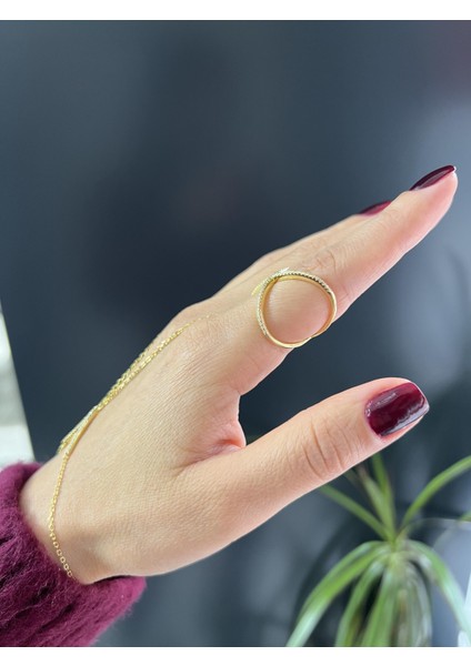 Taşlı Çapraz Gümüş Yüzük fiyatları