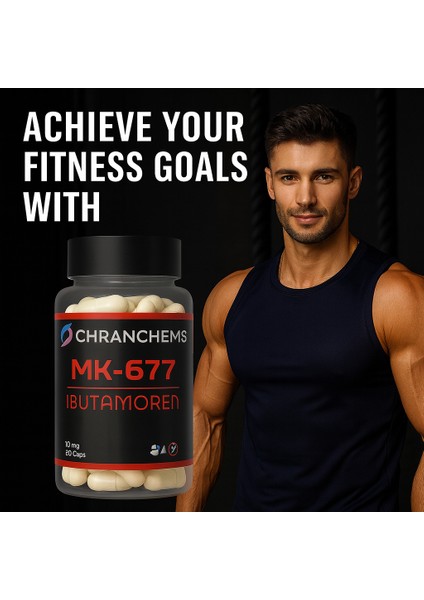 MK-677 Ibutamoren 10 Mg 60 Kapsül | Kas Kütlesi Artışı ve Derin Uyku Desteği
