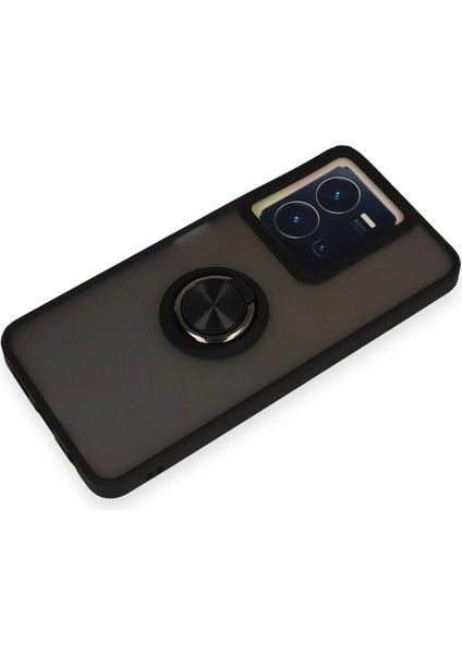 Vivo Y36 Kılıf Montreal Yüzüklü Silikon Kapak - Siyah - MRS3980-9131 fırsatları