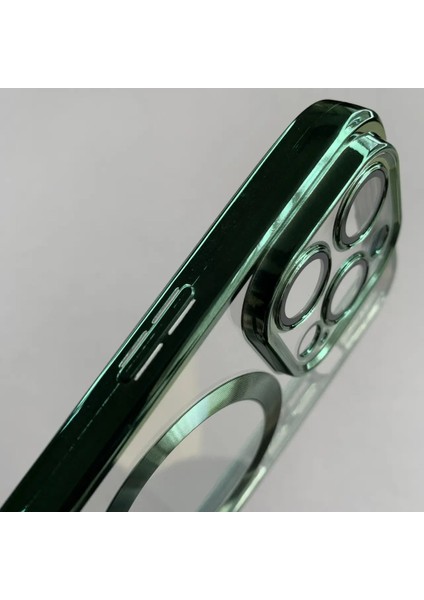 Iphone 14 Pro Max Uyumlu Magsafe Kenarlar Renkli Kılıf fırsatları