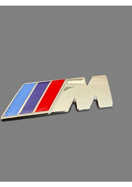 M Metal Arka Bagaj Yazısı 8cm Siyah