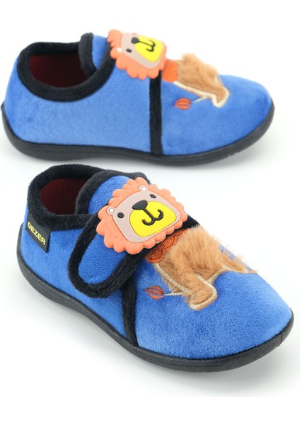 Kışlık Cırtlı Ayarlanabilir Rahat Iç Taban Erkek Çocuk Panduf Ayakkabı