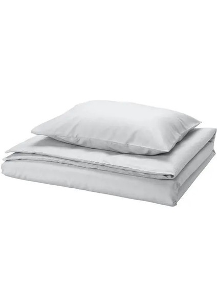 Pıltandvınge Tek Kişilik Nevresim Seti Gri 150 x 200/50 x 60 cm