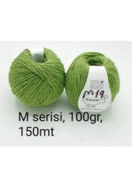 %100 Doğal Keçi Yünü 100 gr 150 mt M Serisi 2’li Paket