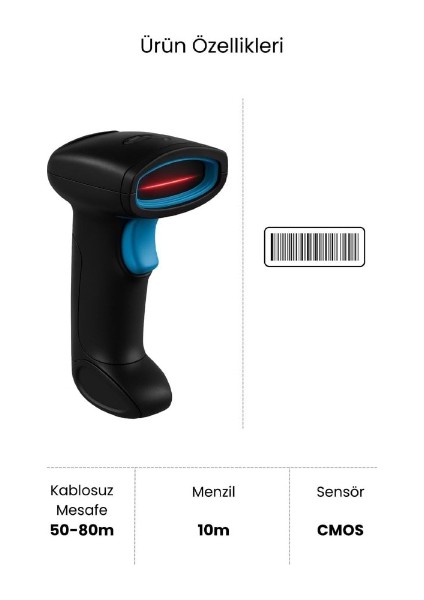 Kablosuz Standlı 1d/2d Bd & Karekod Okuyucu modelleri