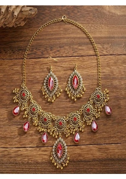 Düğün, Kına Için Orta Doğu Bohem Tarzı Set modelleri