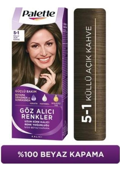 Göz Alıcı Renkler 5-1 Küllü Açık Kahve