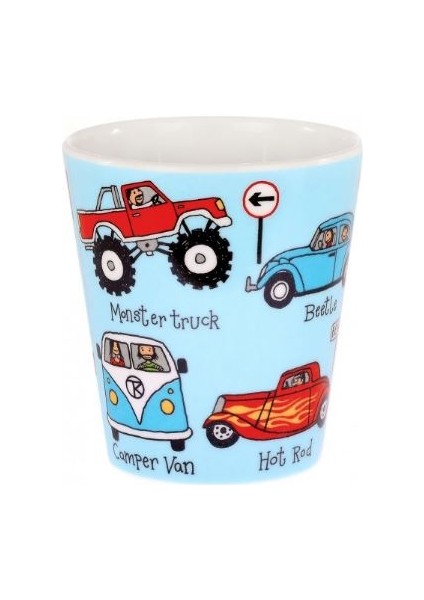 2'li Melamin Alıştırma Bardağı (Cars & Wheels) modelleri