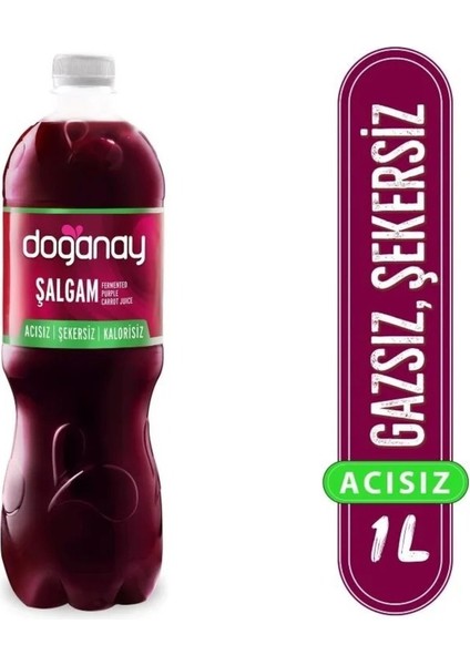 Acısız Şalgam 1l x 12 Adet – Doğal Fermente, Katkısız