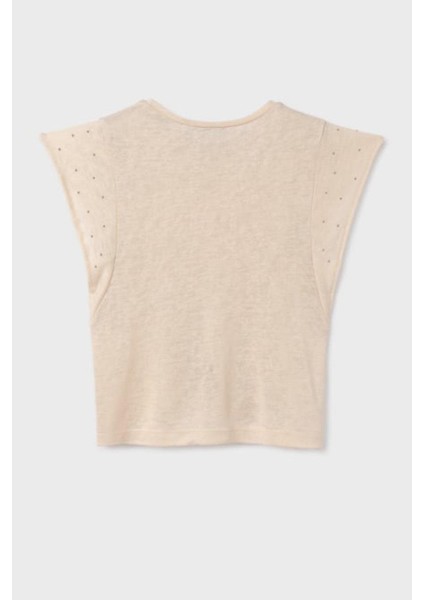 Kız Çocuk 10-16 Yaş Triko Bluz 6019 Bej modelleri