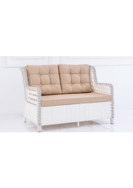 Doğal Hasır Görünümlü Bahçe Balkon Oturma Grubu 6 Parça – (3+1+1+Masa+2 Puf) fiyatları