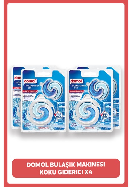 Bulaşık Makinesi Koku Giderici X4 Adet