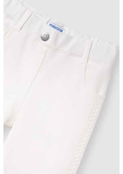 Kız Çocuk 10-18 Yaş Skinny Fit Pantolon 6511 Ekru fırsatları