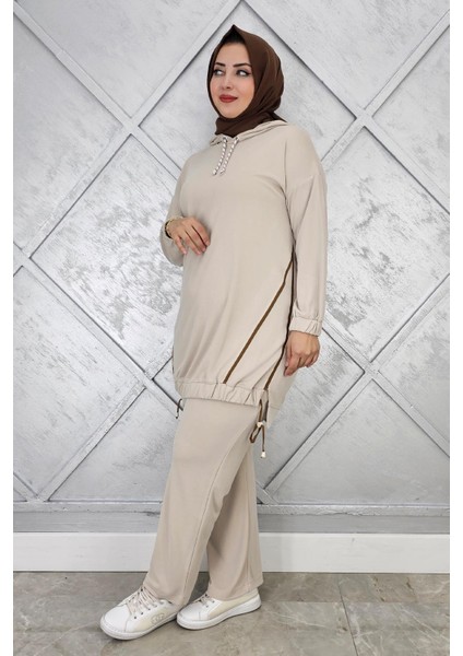 Kadın Kapüşonlu Kombinli Tesettür Takım fiyatları