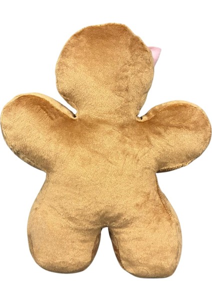 Kurabiye Kız Peluş Yastık, Uyku Arkadaşı Peluş, Yılbaşı Tay Tüyü Kumaş Kurabiye Adam 20 cm