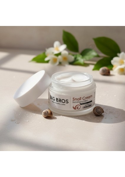 🐌 Big Bros Salyangoz Kremi – Salyangoz Özlü Cilt Yenileyici ve Nemlendirici Krem (50 Ml) indirimleri