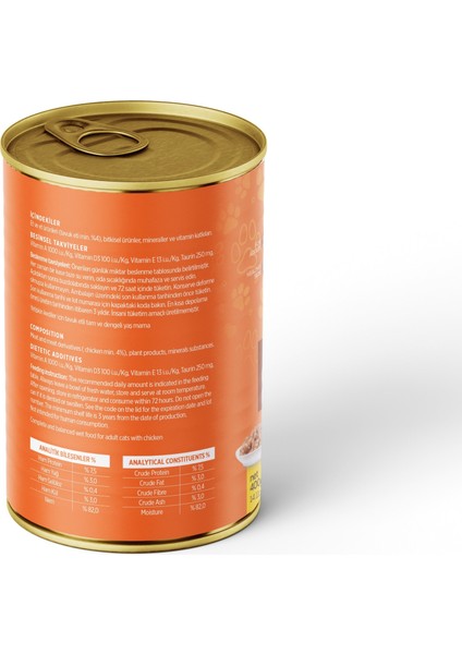 Tavuk Etli Yetişkin Kedi Konservesi fiyatları