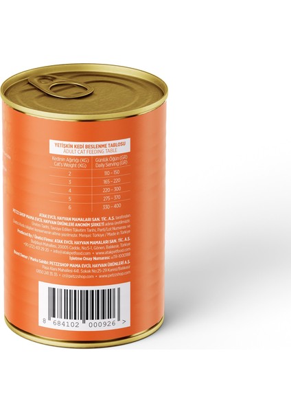 Tavuk Etli Yetişkin Kedi Konservesi modelleri