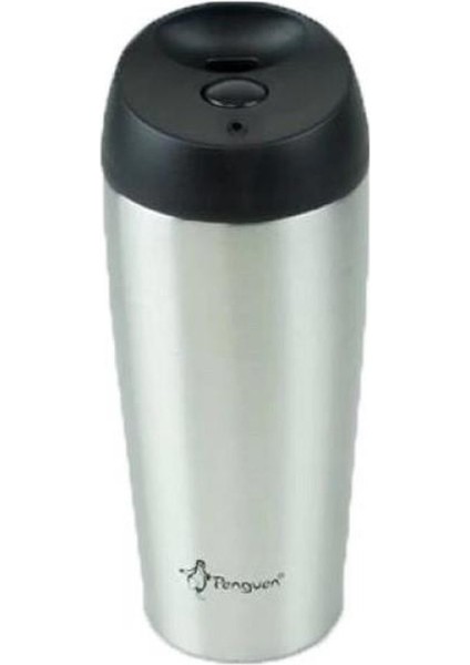 Penguen Kahve Kupası Içi Dışı Çelik Çift Katlı Termos Mug 400 ml
