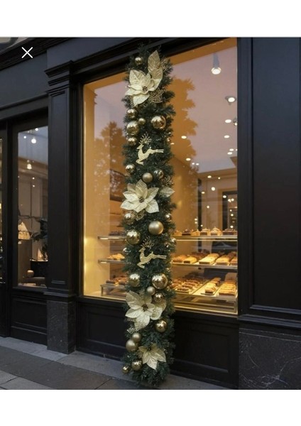 Yılbaşı Kendinden Süslü Hazır Çam Garland 230 cm 300 Dallı fiyatları