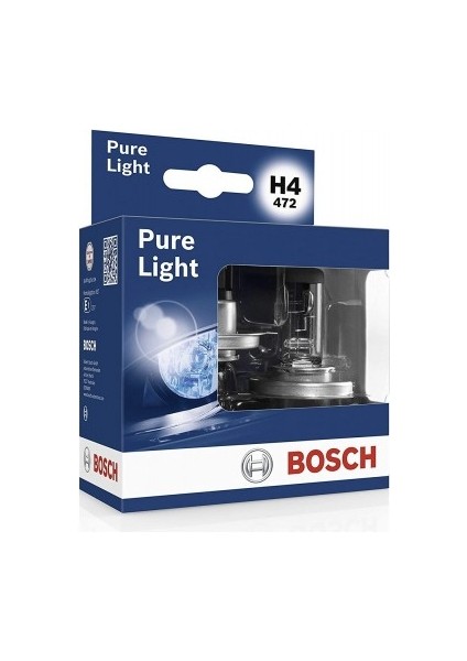 Ampul 12V H4 P43T Pure Lıght