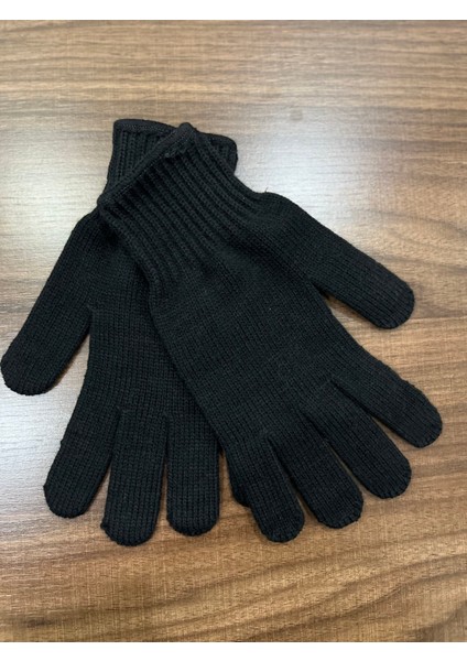 Erkek Siyah Eldiven – Birinci Kalite Çift Kat Akrilik Kumaş Kışlık Model fiyatları