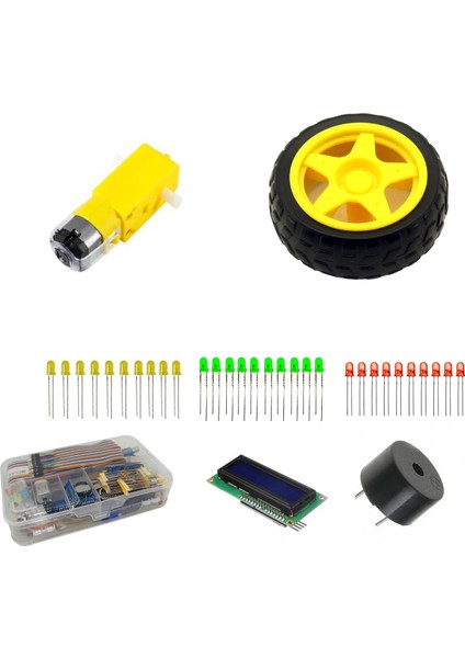 Arduino Uno Full Başlangıç Süper Eğitim Seti Kutulu 76 Parça indirimleri