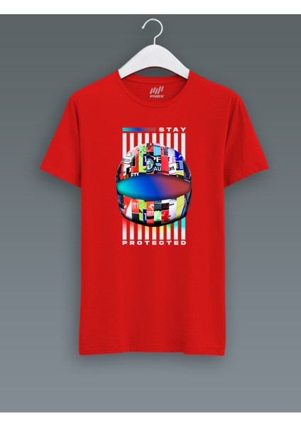Stay Protected Kaskları T-Shirt