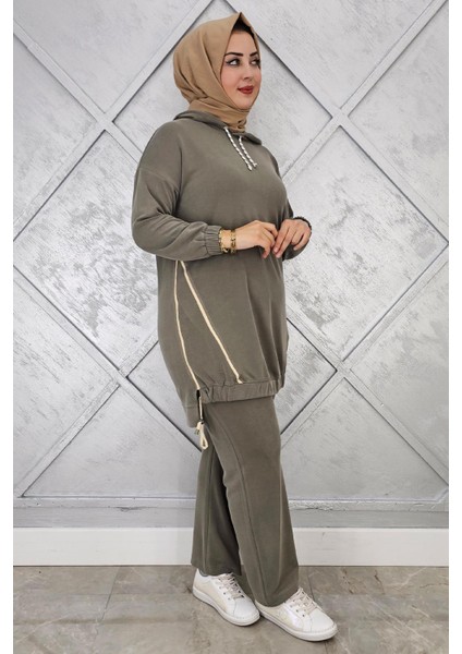 Kadın Kapüşonlu Kombinli Tesettür Takım fiyatları
