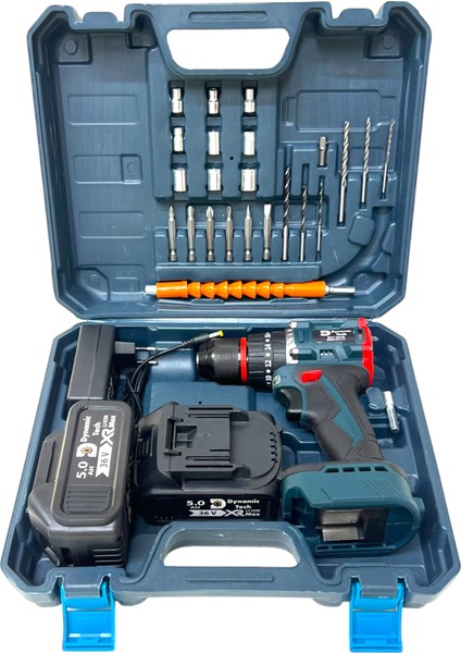 Profesyonel Kömürsüz Darbeli Şarjlı Matkap Lion Çelik Mandren Metal Şanzıman Çift Akülü Vidalama fırsatları