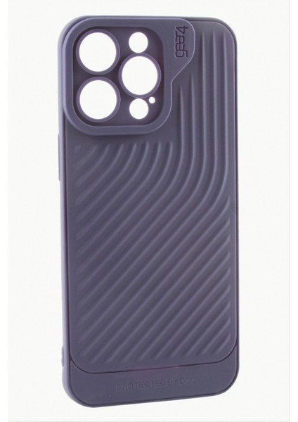 iPhone 15 Pro Max Çizgili Lüx Gear Silikon Kılıf