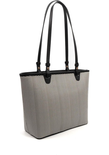 Siyah Beyaz - Siyah SP1204 Kadın Omuz Çantası fırsatları