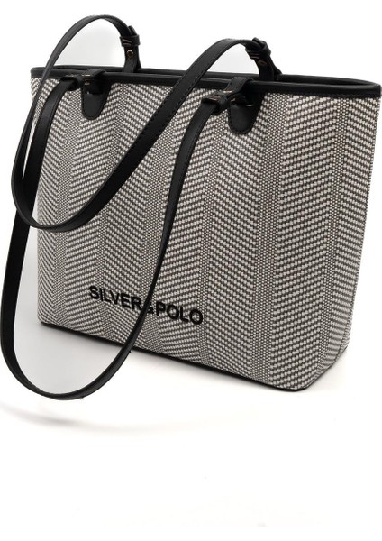 Siyah Beyaz - Siyah SP1204 Kadın Omuz Çantası indirimleri