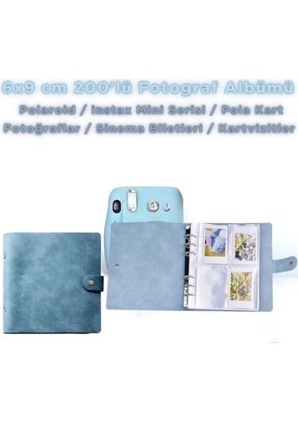Instax Mini Serisi ALBÜM-200 Fotoğraf Kapasiteli