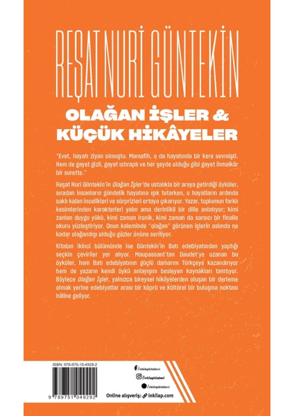 Olağan Işler & Küçük Hikayeler (Yeni Kapak) fiyatları
