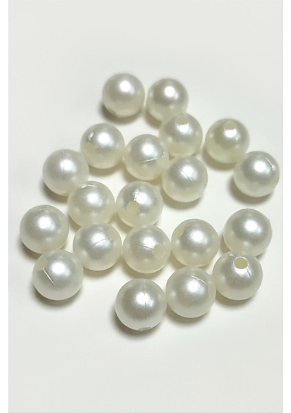 10 mm Delikli Inci Boncuk 500 Gram