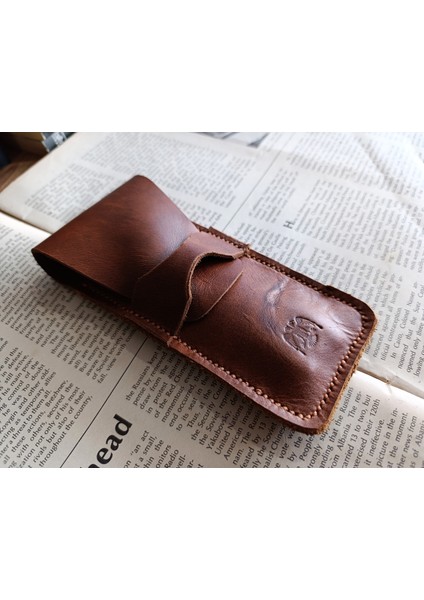 Crazy Gerçek Deri Özel Kalemleriniz Için Kalemlik ( 3*4 Kalem Için ) 28 cm \ 8 cm Büyük Boy NLU18