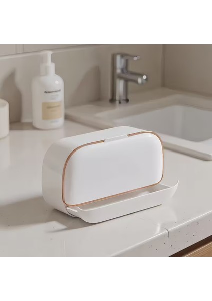 Kapaklı Ve Drenaj Bölmeli Duvara Monte Sabunluk fırsatları