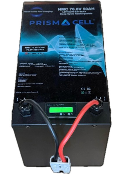 72 V Volt 50AH 50 Amper Lityum Nmc Akü Elektrikli Araba Yuki Amy Motor Bataryası (Tak Kullan) fiyatları