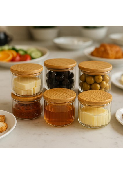 400 cc Çizgili Bambu Kapaklı Kahvaltılık 90 x 70 modelleri