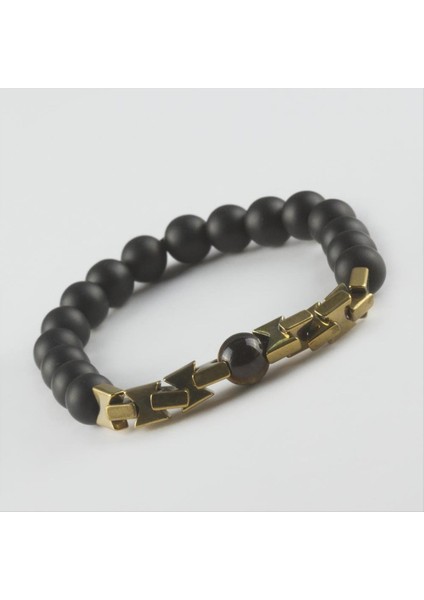 Hematit - Mat Onix Doğaltaş Bileklik