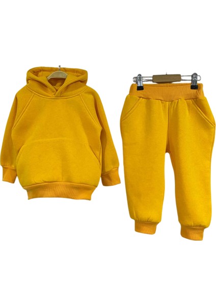 Tavşan Kulak Kapüşonlu Sweat Alt Üst Takım 3 Iplik Kumaş Şardonlu 1-6 Yaş Arası %100 Pamuk fiyatları