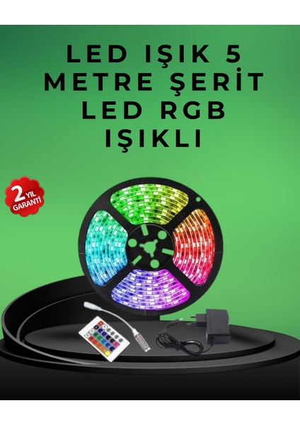 Pratik Kurulumlu 5 Metre Kumandalı Şerit LED - M460B477-N56460